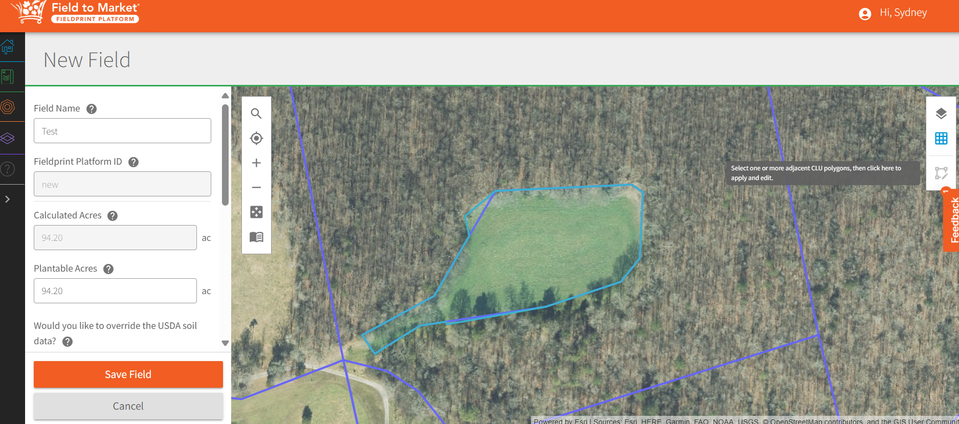 Adding a Field – Fieldprint Platform Help