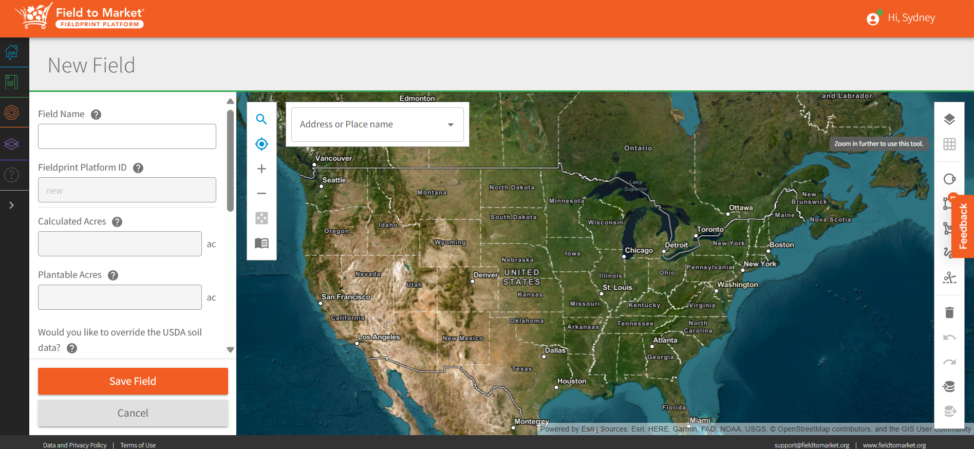 Adding a Field – Fieldprint Platform Help