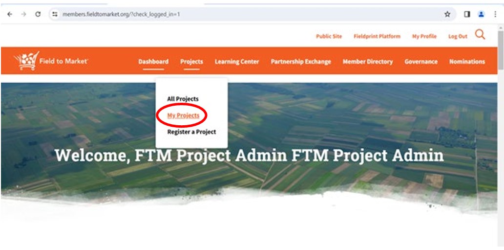 Fieldprint Project Annual Reporting – Fieldprint Platform Help